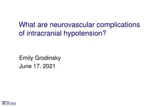 Neurovascular Complications of Intracranial Hypotension