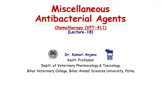Miscellaneous Antibacterial Agents in Veterinary Pharmacology