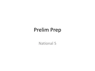 Prelim Prep
