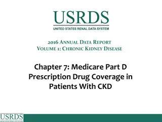 Chapter 7: Medicare Part D  Prescription Drug Coverage in  Patients With CKD