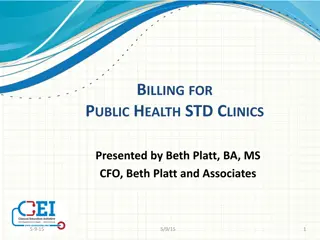 Billing for Public Health STD Clinics