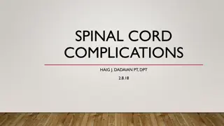 Spinal Cord Complications and Management