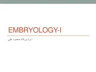 EMBRYOLOGY-I