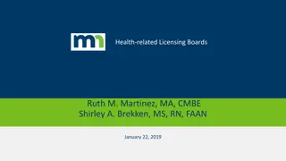 Overview of Health-Related Licensing Boards