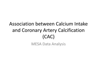 Association Between Calcium Intake and Coronary Artery Calcification in Middle-Aged and Older Adults