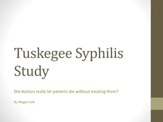 Tuskegee Syphilis Study: Untreated Black Men