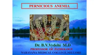Pernicious Anemia: Clinical Features and Pathogenesis