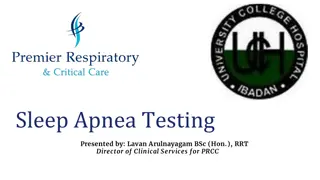 Sleep Apnea Testing