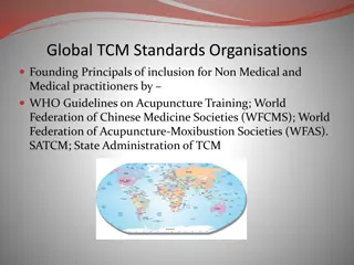 Global TCM Standards Organisations