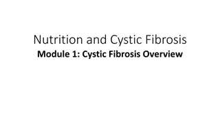 Nutrition and Cystic Fibrosis