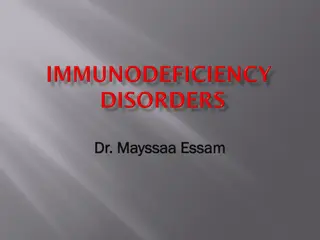 Inherited Immunodeficiency Disorders Overview