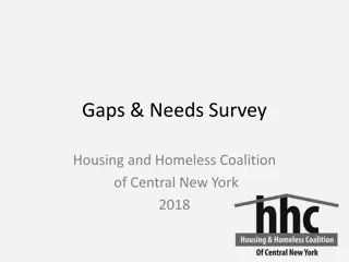 Gaps & Needs Survey