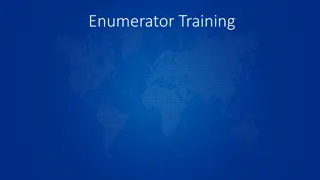 Enumerator Training