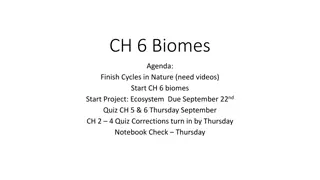Biomes and Ecosystems