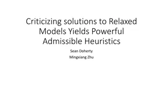 Criticizing Solutions to Relaxed Models Yields Powerful Heuristics