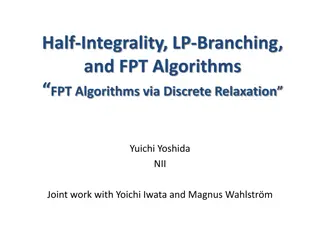 Half-Integrality, LP-Branching, and FPT Algorithms
