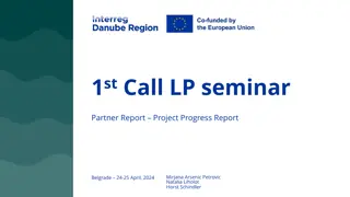 Project Progress Reporting Guidelines & Deadlines