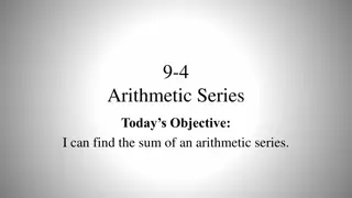 Arithmetic Series