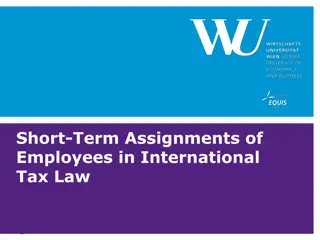 Short-Term Assignments in International Tax Law