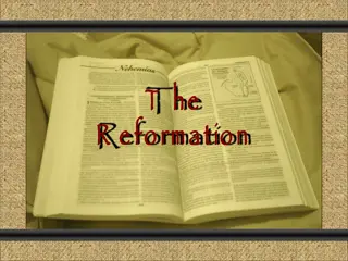 Challenges and Reformation in Church History