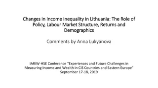 Changes in Income Inequality in Lithuania: Role of Policy, Labour Market Structure, and Demographics