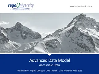 Advanced Data Model