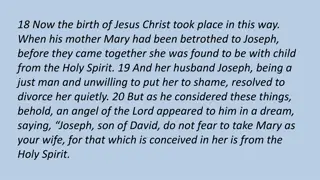 Miraculous Birth of Jesus: A Story of Faith