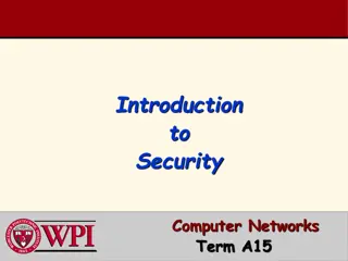 Introduction to Security