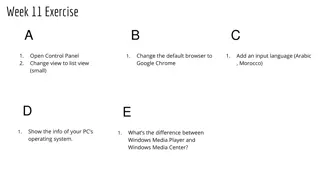 Control Panel Settings and Hidden Security Features in Windows 7