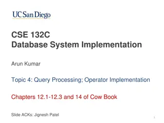 CSE 132C Database System Implementation