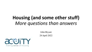 Housing and Other Critical Urban Issues