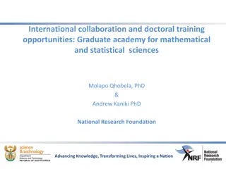 International Collaboration and Doctoral Training Opportunities in Mathematical and Statistical Sciences