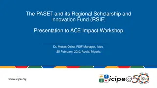 PASET Regional Scholarship and Innovation Fund Overview