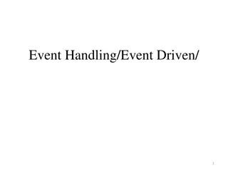 Event Handling in Java Swing