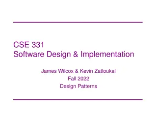 Design Patterns in Software Development
