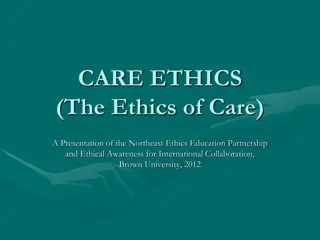 (The Ethics of Care)