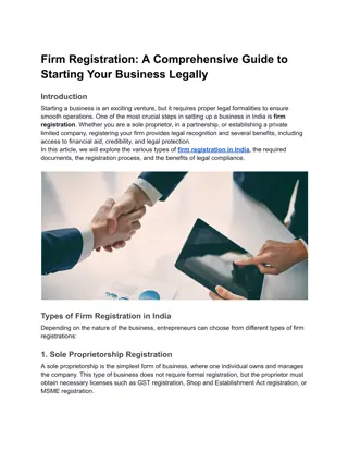 Firm Registration_ A Comprehensive Guide to Starting Your Business Legally