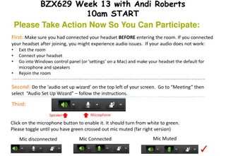 BZX629 Week 13 with Andi Roberts - Key Concepts & Learning Goals
