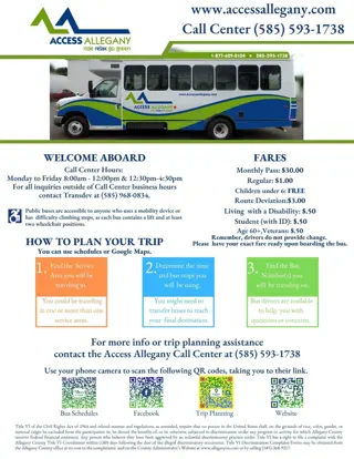 Bus Schedule for Angelica, Belmont, Scio, and Wellsville