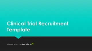 Clinical Trial Recruitment Template - Patient Population Research & Recruitment Strategies