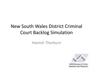 New South Wales District Criminal Court Backlog Simulation