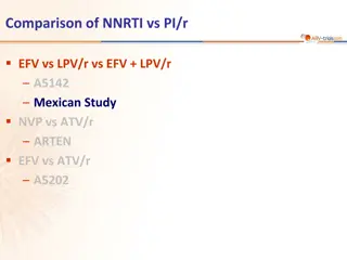 Comparison of NNRTI vs PI/r