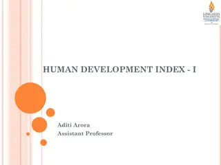 HUMAN DEVELOPMENT INDEX - I