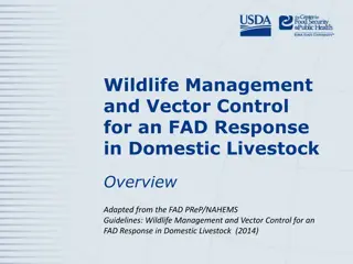 Wildlife Management and Vector Control for FAD Response in Livestock