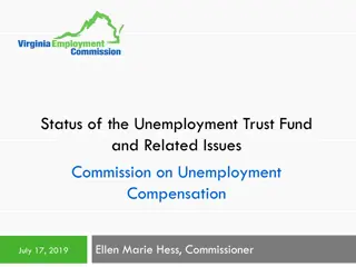 Status of Unemployment Trust Fund and Related Issues