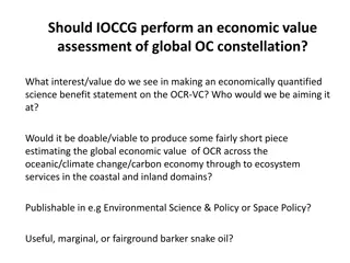 Economic assessment of global OC constellation benefits