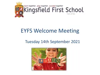 EYFS Welcome Meeting