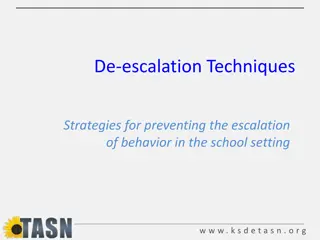 De-escalation Techniques