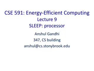 CSE 591: Energy-Efficient Computing
