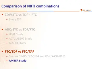 Comparison of NRTI combinations